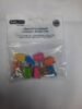 RAPESCO 19 mm COLOURED FOLD BACK/BLINDER CLIPS 10X